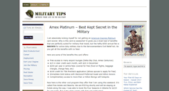 Desktop Screenshot of militarytips.net